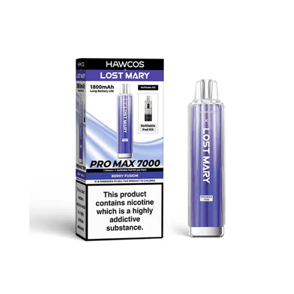 Hawco x Lost Mary Pro Max 7000 Prefilled Pod Kit | Box of 10 - Vapewholesalesupplier