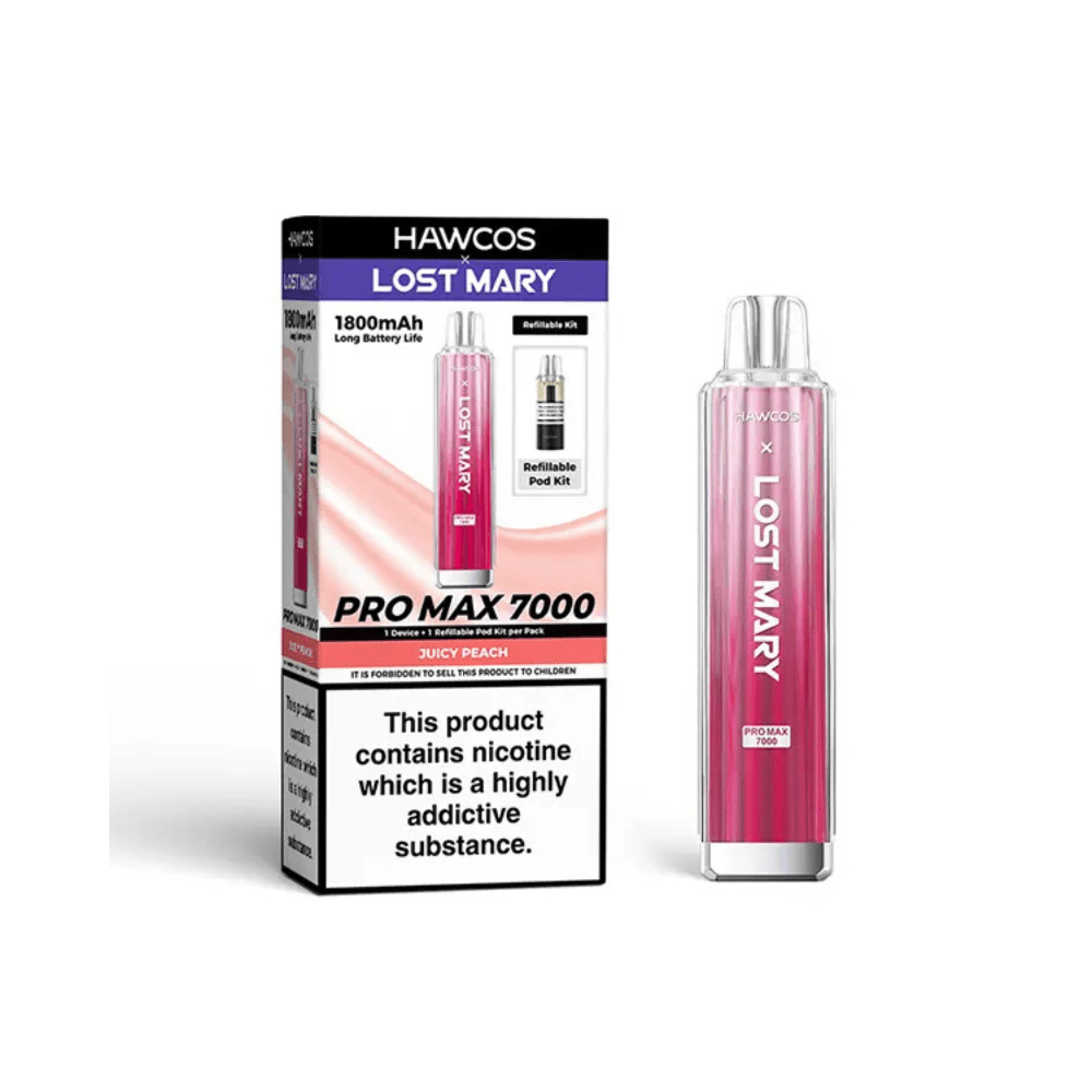 Hawco x Lost Mary Pro Max 7000 Prefilled Pod Kit | Box of 10 - Vapewholesalesupplier