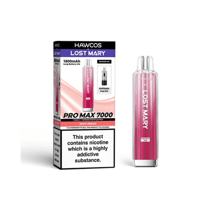 Hawco x Lost Mary Pro Max 7000 Prefilled Pod Kit | Box of 10 - Vapewholesalesupplier