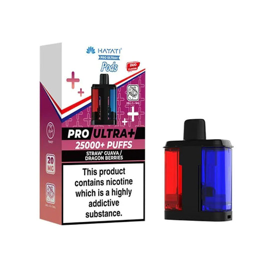 Hayati Pro Ultra 25k prefilled pod with Box of 5