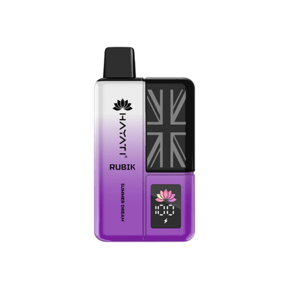 Hayati Rubik 7000 Puffs Disposable Vape Device  Box Of 5 , Summer Dream