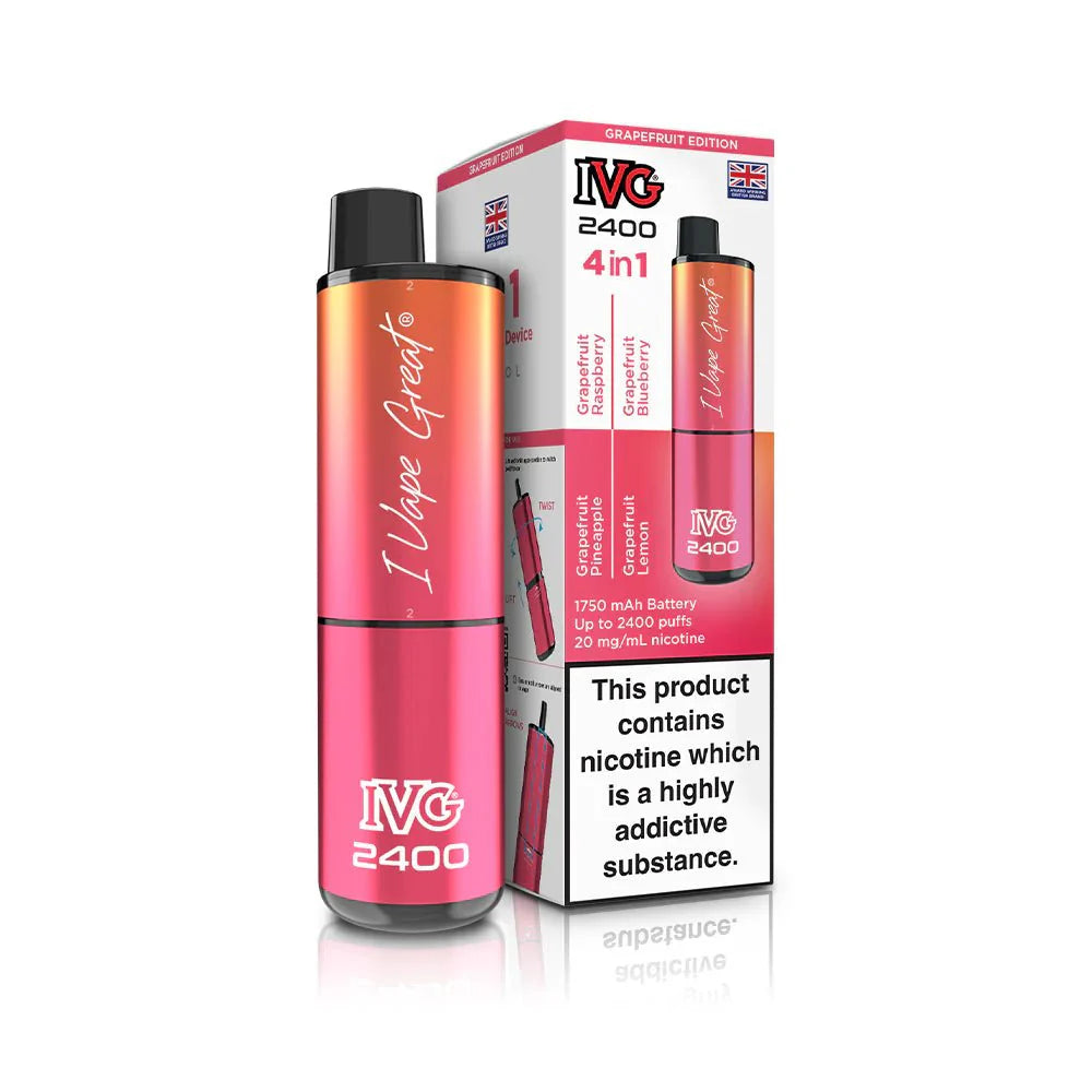 IVG 2400 Rechargeable Prefilled Pod Kit Box Of 5