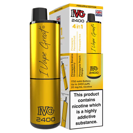 IVG 2400 Rechargeable Vape Kit Box Of 5 - Vapewholesalesupplier