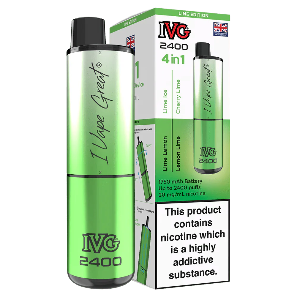 IVG 2400 Rechargeable Prefilled Pod Kit Box Of 5