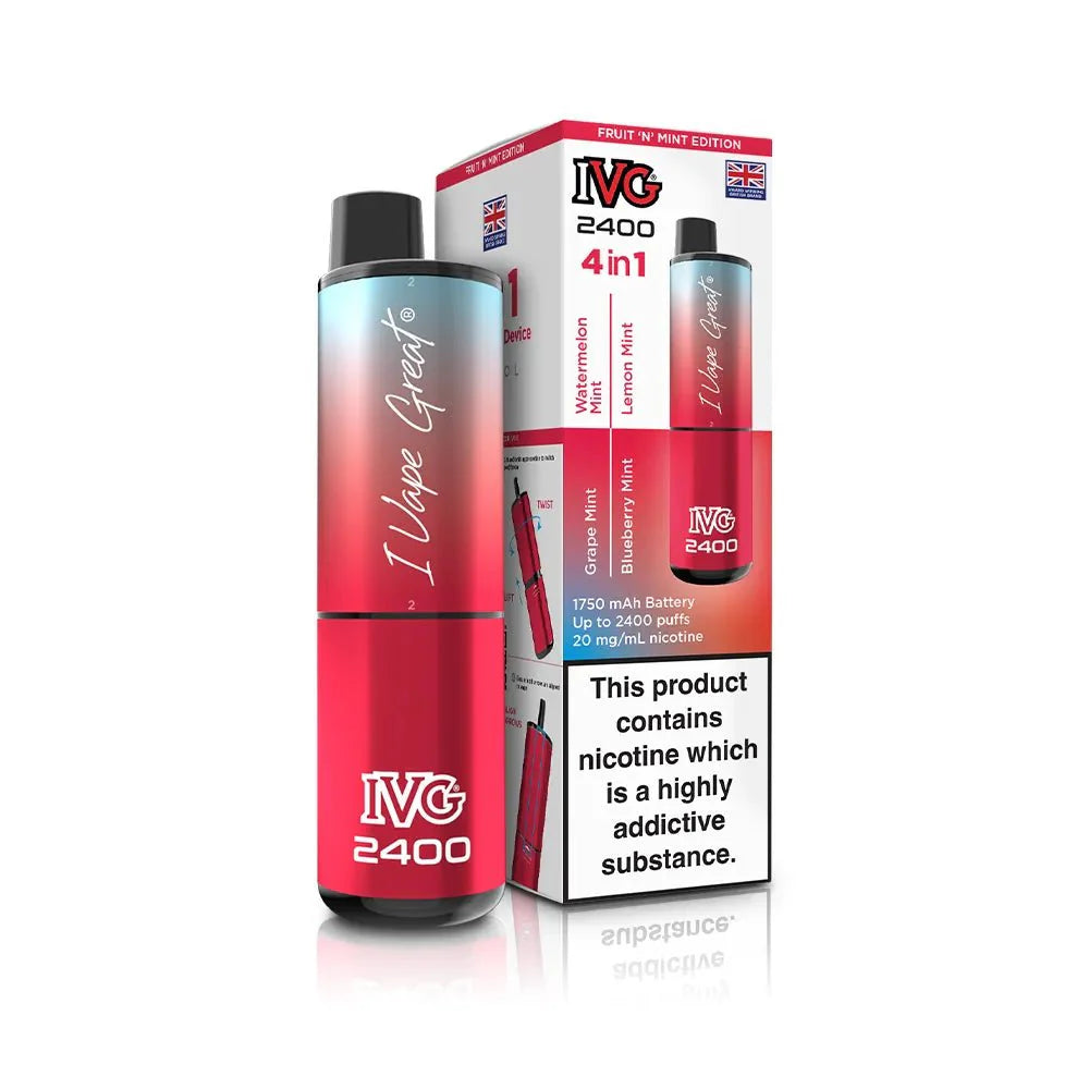 IVG 2400 Rechargeable Prefilled Pod Kit Box Of 5