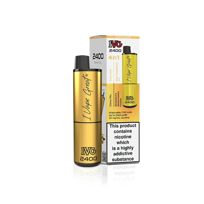 IVG 2400 Rechargeable Prefilled Pod Kit Box Of 5