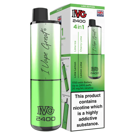 IVG 2400 Rechargeable Vape Kit Box Of 5 - Vapewholesalesupplier