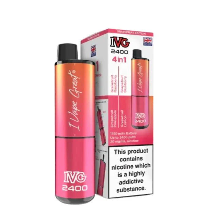 IVG 2400 Rechargeable Prefilled Pod Kit Box Of 5