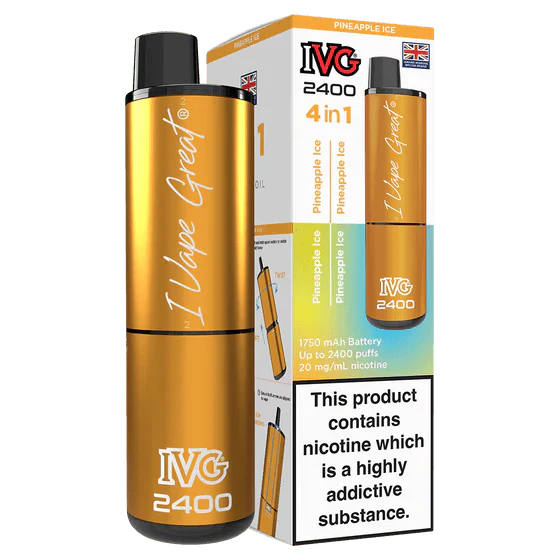 IVG 2400 Rechargeable Vape Kit Box Of 5 - Vapewholesalesupplier