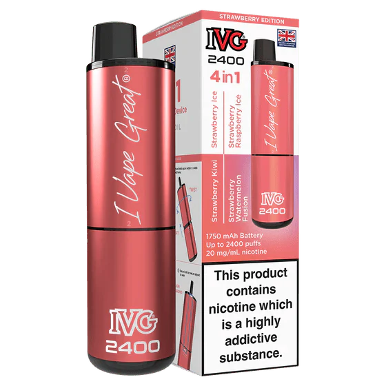 IVG 2400 Rechargeable Vape Kit Box Of 5 - Vapewholesalesupplier