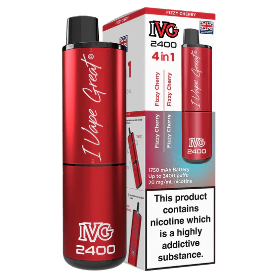 IVG 2400 Rechargeable Vape Kit Box Of 5 - Vapewholesalesupplier