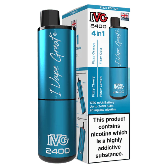 IVG 2400 Rechargeable Vape Kit Box Of 5 - Vapewholesalesupplier