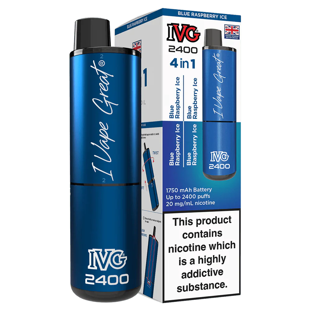 IVG 2400 Rechargeable Prefilled Pod Kit Box Of 5