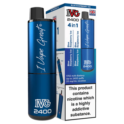 IVG 2400 Rechargeable Prefilled Pod Kit Box Of 5
