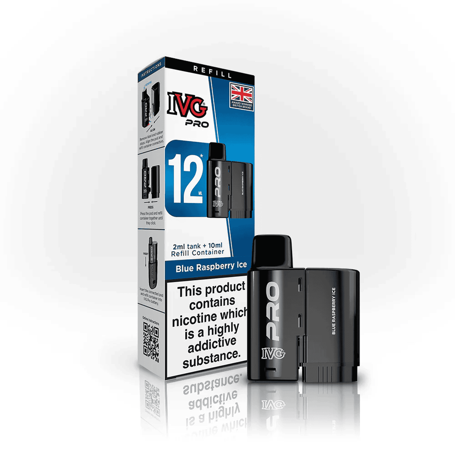 IVG Pro 12 Prefilled Vape Pods Box of 5