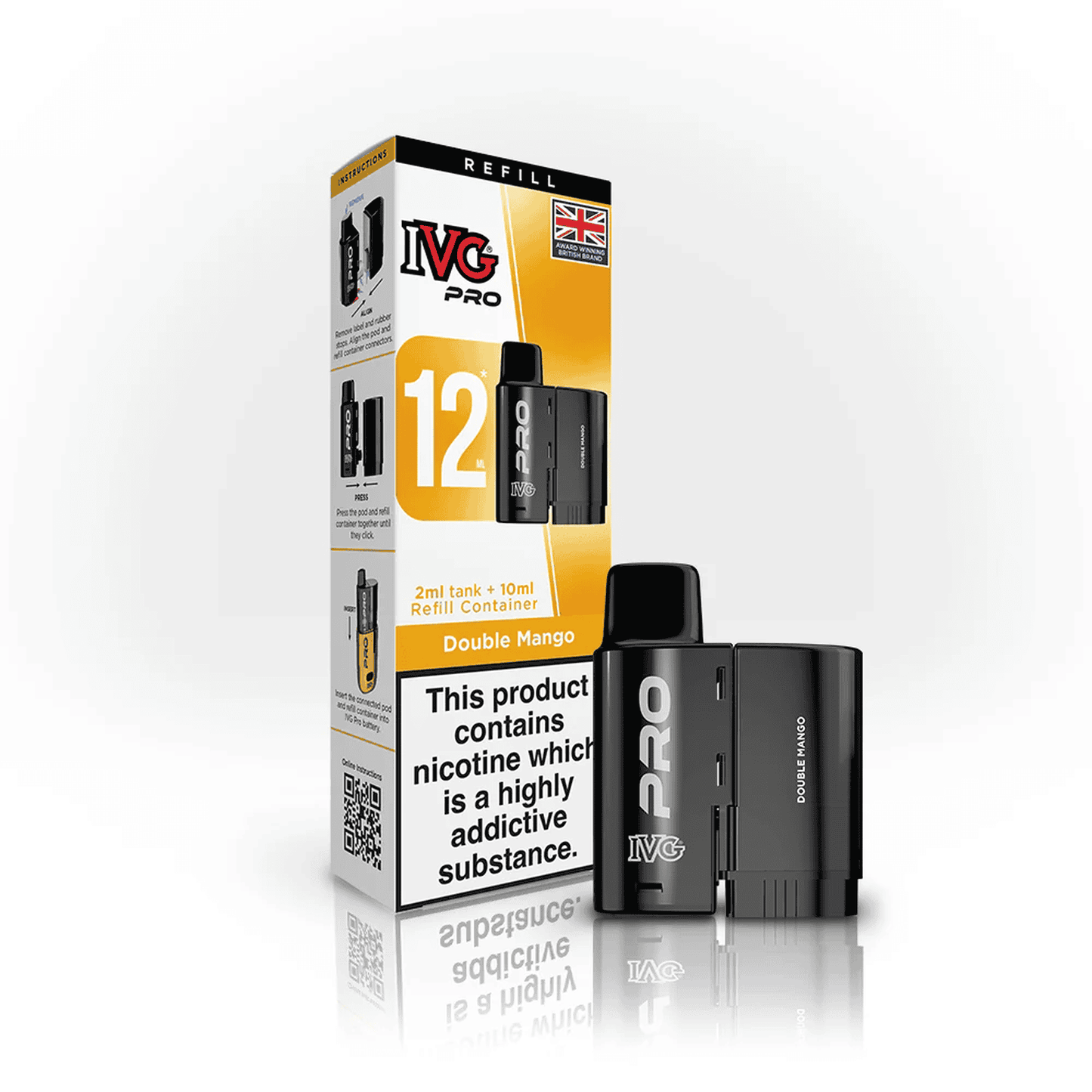 IVG Pro 12 Prefilled Vape Pods Box of 5
