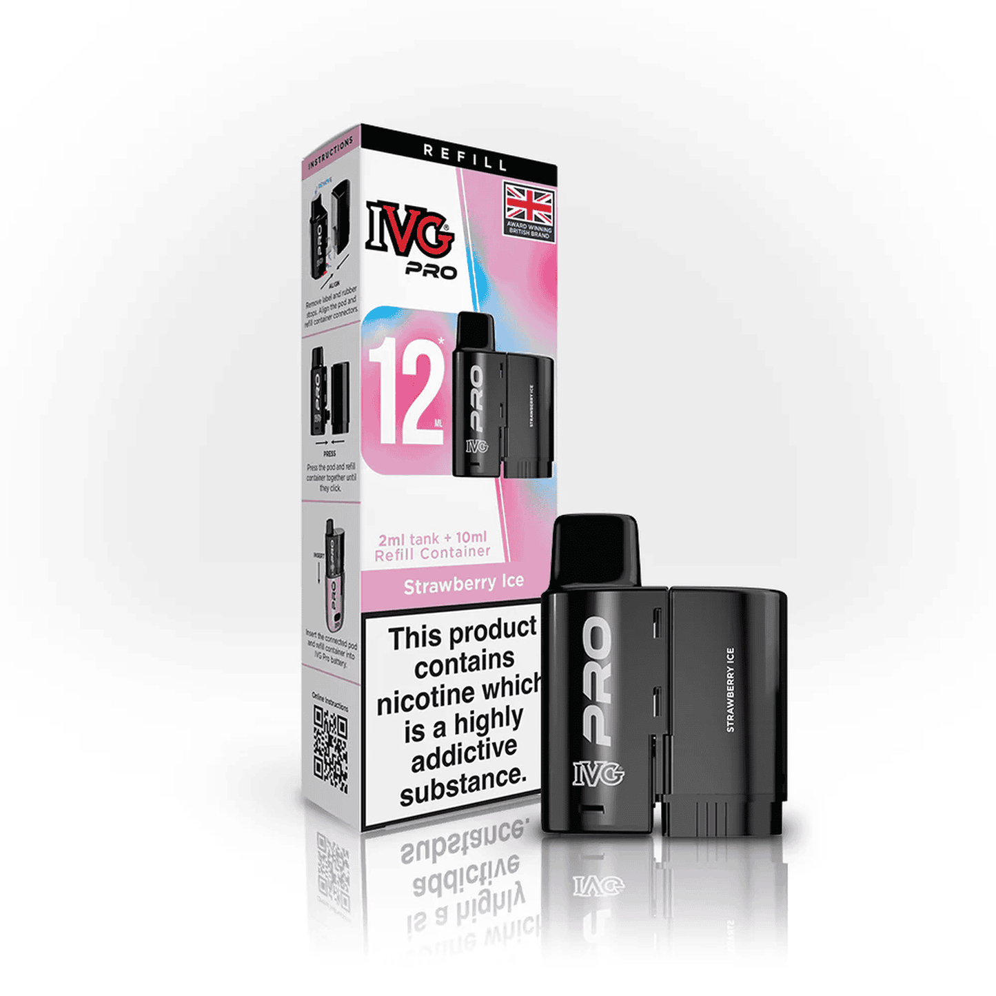 IVG Pro 12 Prefilled Vape Pods Box of 5