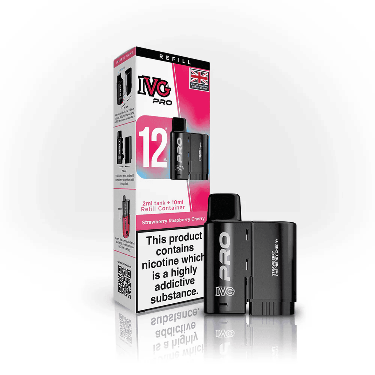 IVG Pro 12 Prefilled Vape Pods Box of 5