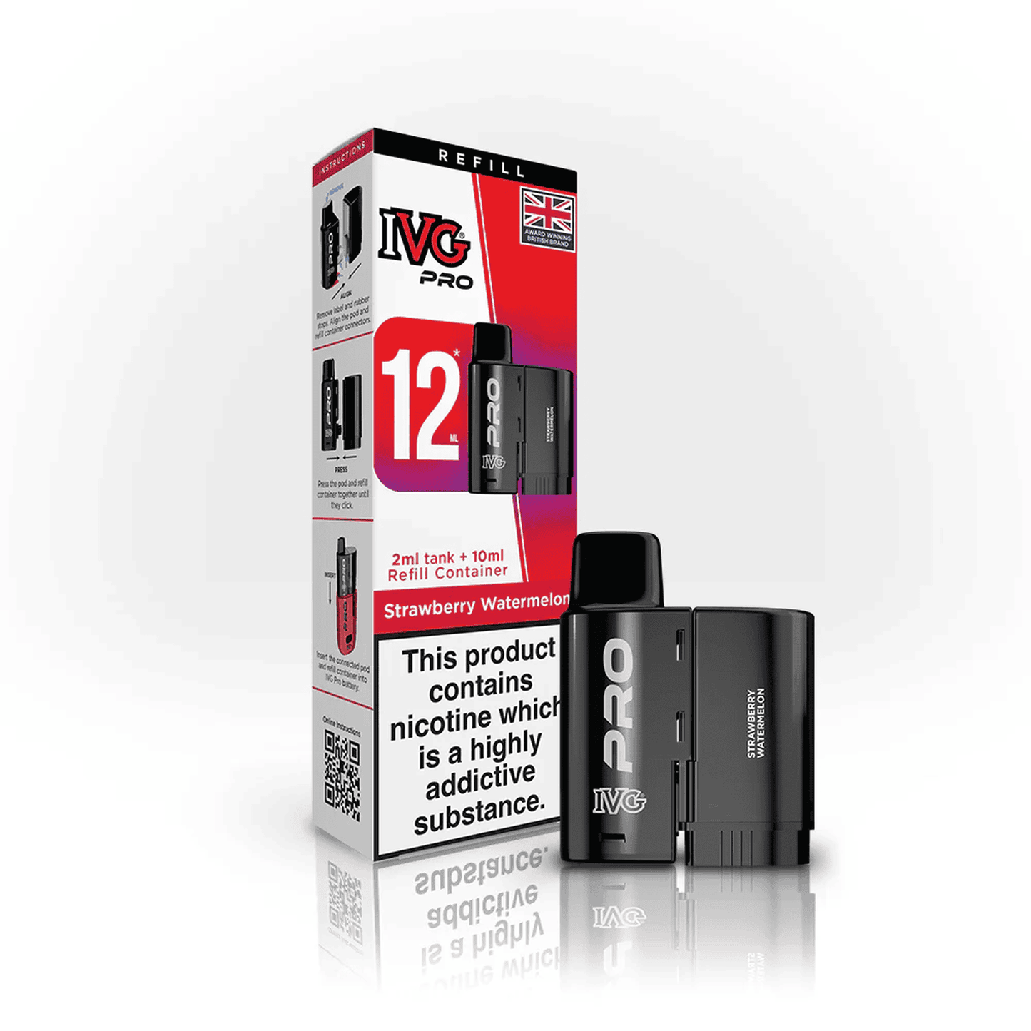 IVG Pro 12 Prefilled Vape Pods Box of 5