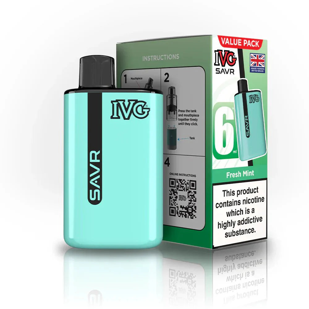 IVG SAVR 3000 Disposable Starter Vape Device - Box of 5 - #Vapewholesalesupplier#