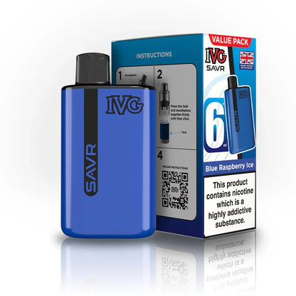IVG SAVR 3000 Disposable Starter Vape Device - Box of 5 - #Vapewholesalesupplier#