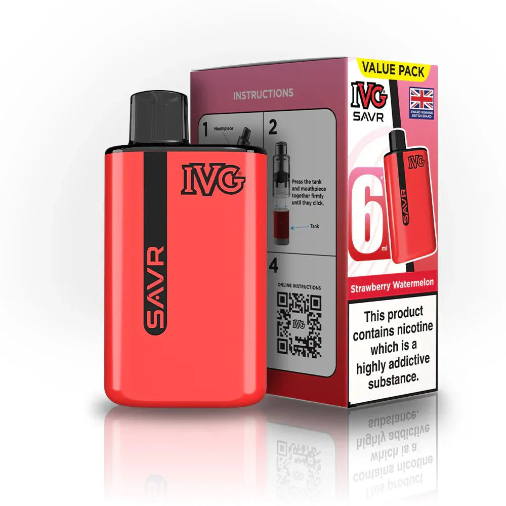 IVG SAVR 3000 Disposable Starter Vape Device - Box of 5 - #Vapewholesalesupplier#
