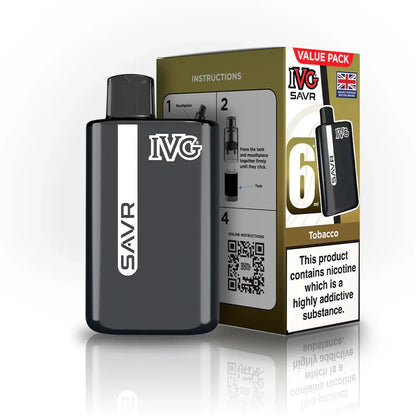 IVG SAVR 3000 Disposable Starter Vape Device - Box of 5 - #Vapewholesalesupplier#