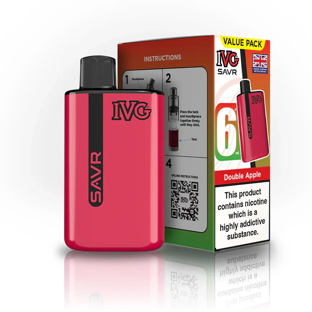 IVG SAVR 3000 Disposable Starter Vape Device - Box of 5 - #Vapewholesalesupplier#