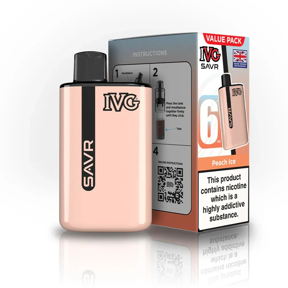 IVG SAVR 3000 Disposable Starter Vape Device - Box of 5 - #Vapewholesalesupplier#