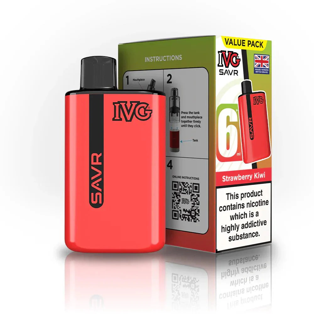 IVG SAVR 3000 Disposable Starter Vape Device - Box of 5 - #Vapewholesalesupplier#
