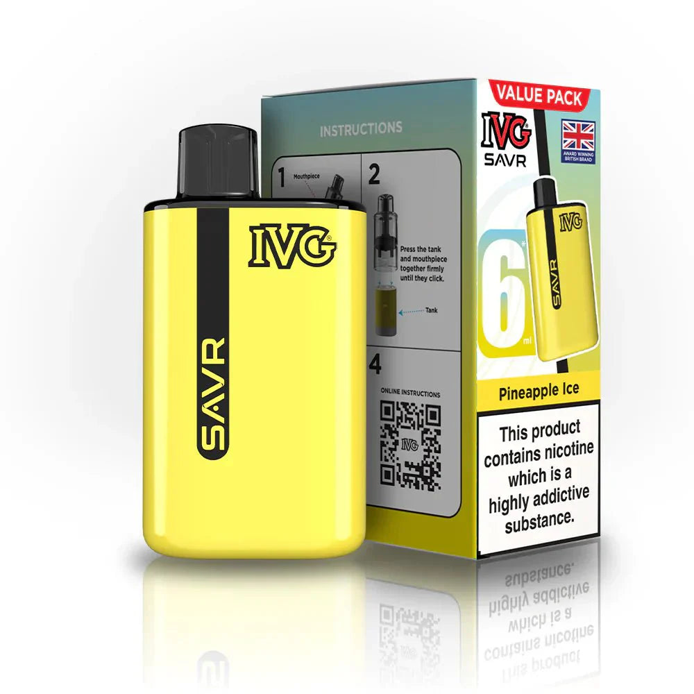 IVG SAVR 3000 Disposable Starter Vape Device - Box of 5 - #Vapewholesalesupplier#