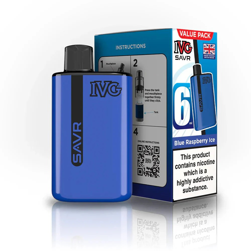 IVG SAVR 3000 Disposable Starter Vape Device - Box of 5 - #Vapewholesalesupplier#