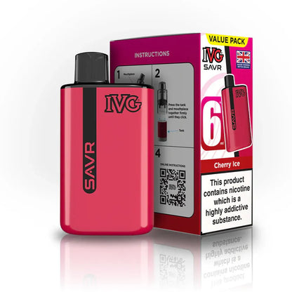 IVG SAVR 3000 Disposable Starter Vape Device - Box of 5 - #Vapewholesalesupplier#