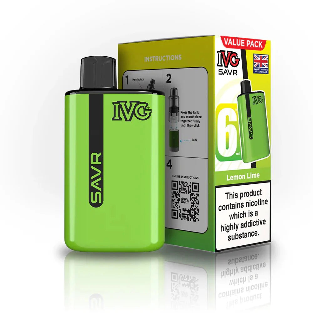 IVG SAVR 3000 Disposable Starter Vape Device - Box of 5 - #Vapewholesalesupplier#