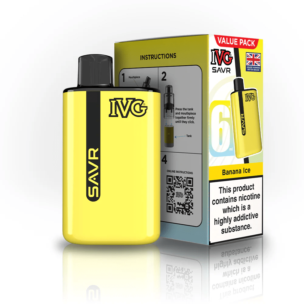 IVG SAVR 3000 Disposable Starter Vape Device - Box of 5 - #Vapewholesalesupplier#