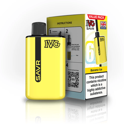 IVG SAVR 3000 Disposable Starter Vape Device - Box of 5 - #Vapewholesalesupplier#