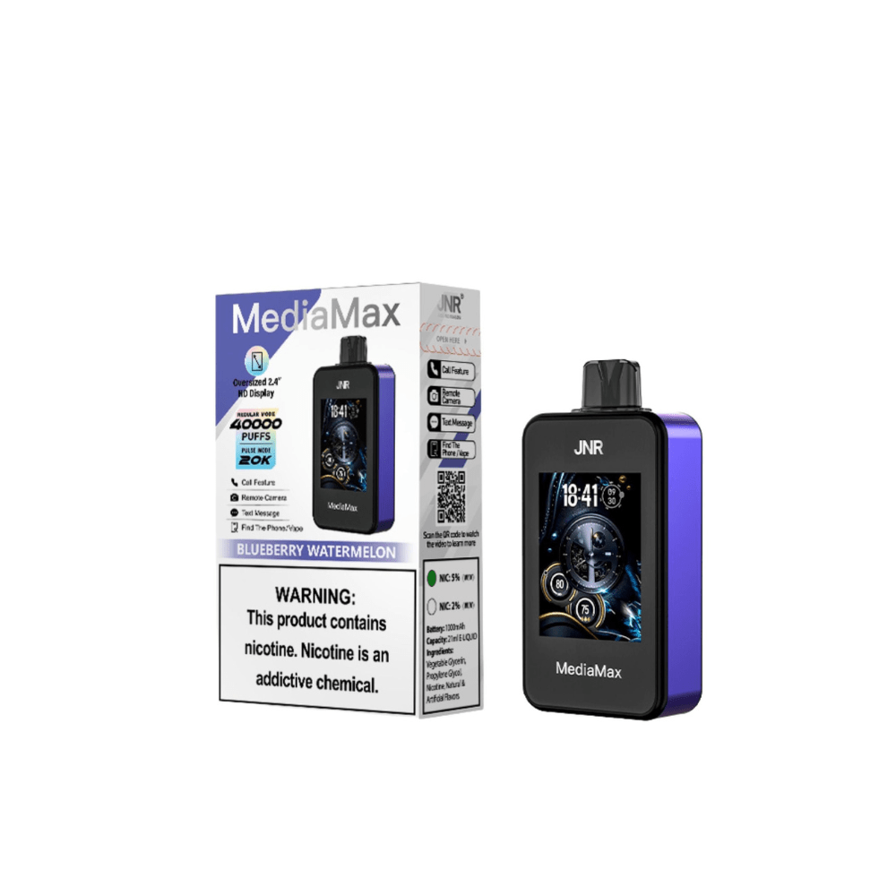 JNR Media Max 40,000 Puffs Disposable Vape - Pack Of 5 - #Vapewholesalesupplier#