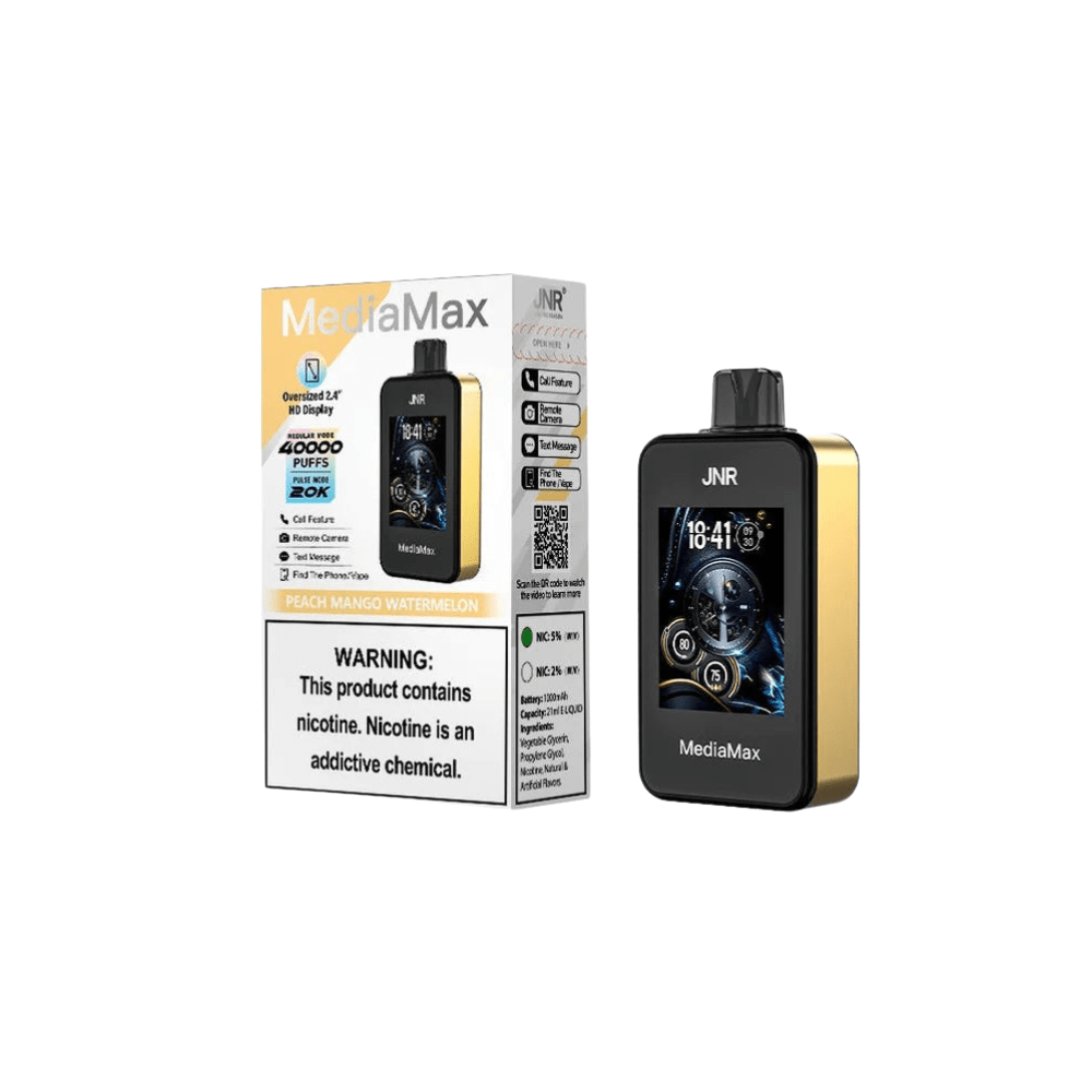 JNR Media Max 40,000 Puffs Disposable Vape - Pack Of 5 - #Vapewholesalesupplier#