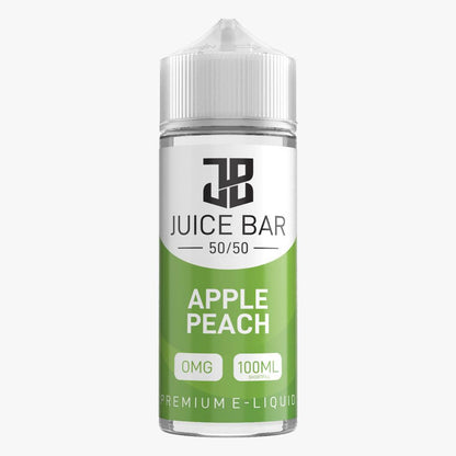 Juice Bar 100ml E liquid Shortfill-Apple Peach-vapeukwholesale