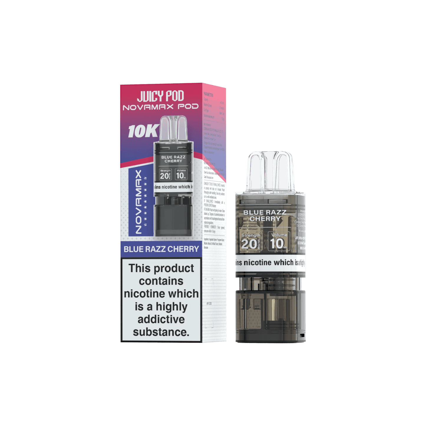 Juicy Pod Novamax 10k Replacement Pods - 10 pack