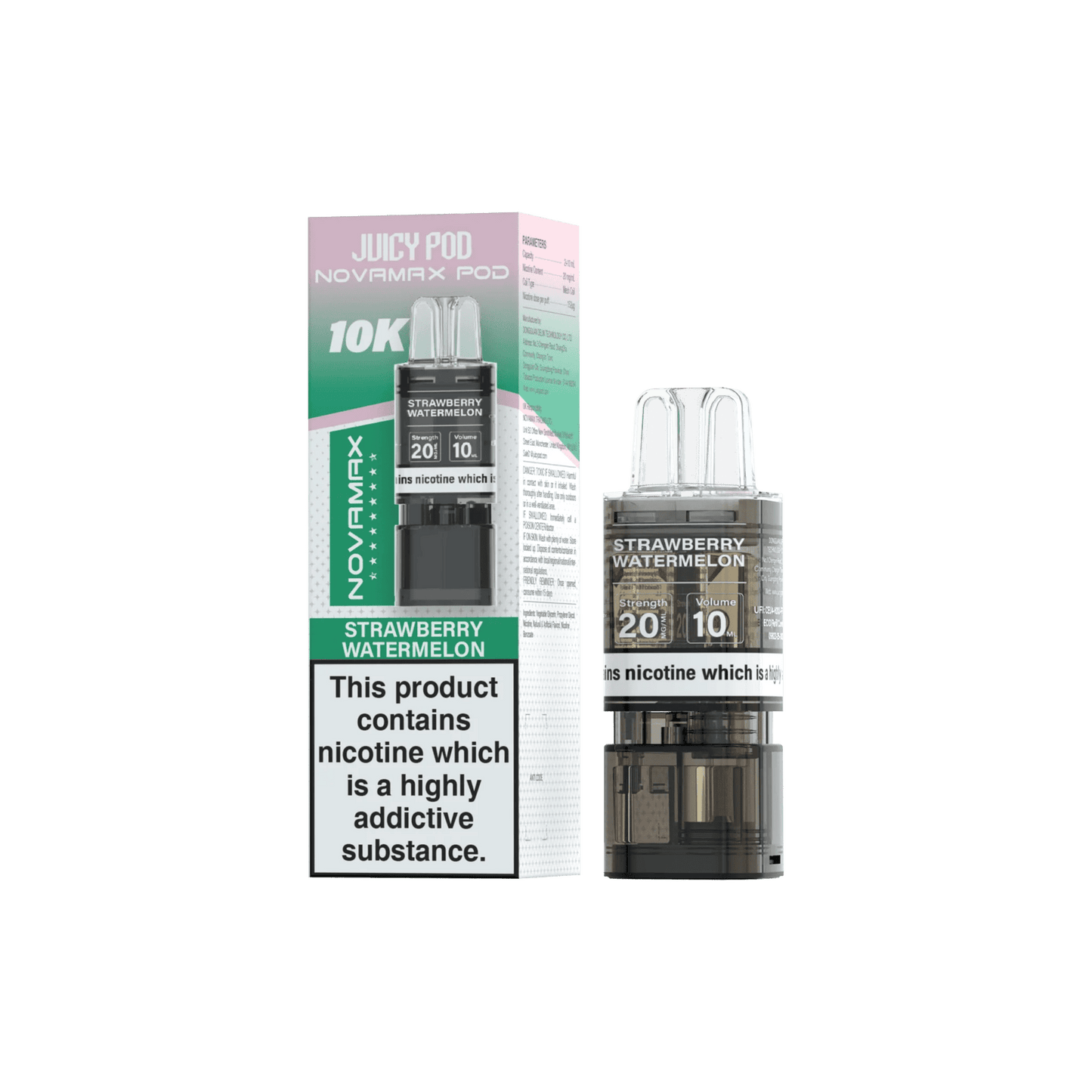 Juicy Pod Novamax 10k Replacement Pods - 10 pack