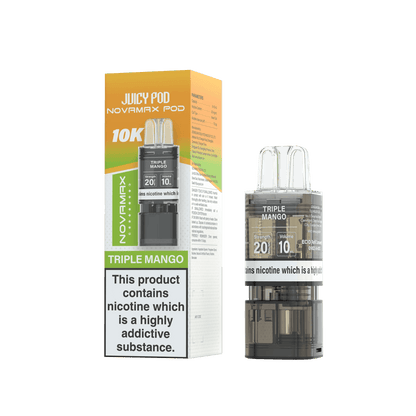 Juicy Pod Novamax 10k Replacement Pods - 10 pack