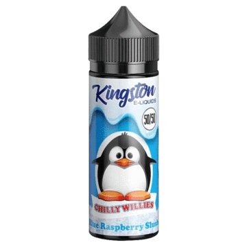 Kingston 50/50 Chilly Willies 100ML Shortfill-Blue Raspberry Slush-vapeukwholesale