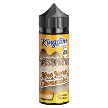 Kingston 50/50 Desserts 100ML Shortfill-New York Cheesecake-vapeukwholesale
