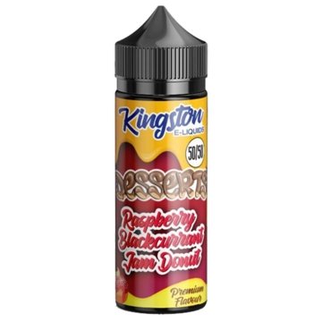 Kingston 50/50 Desserts 100ML Shortfill-Raspberry Blackcurrant Jam-vapeukwholesale