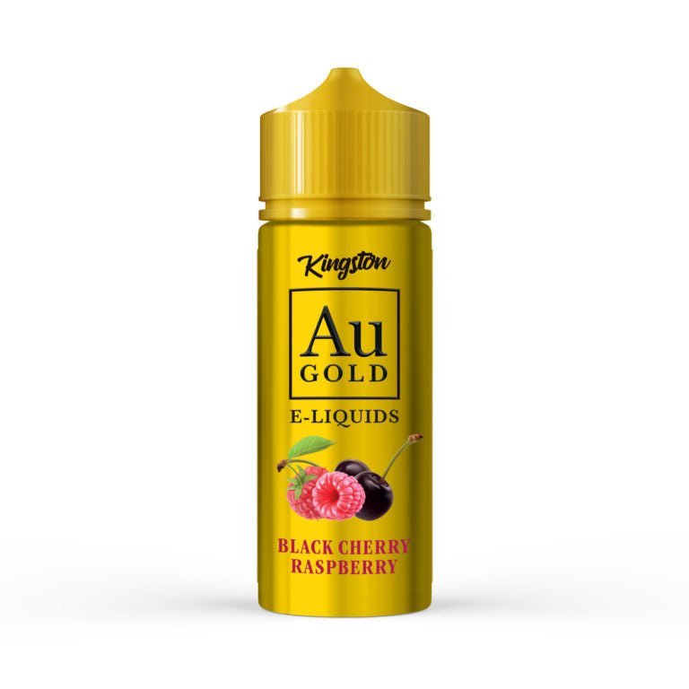 Kingston AU Gold 100ml E-liquid Shortfill-Black Cherry Raspberry-vapeukwholesale