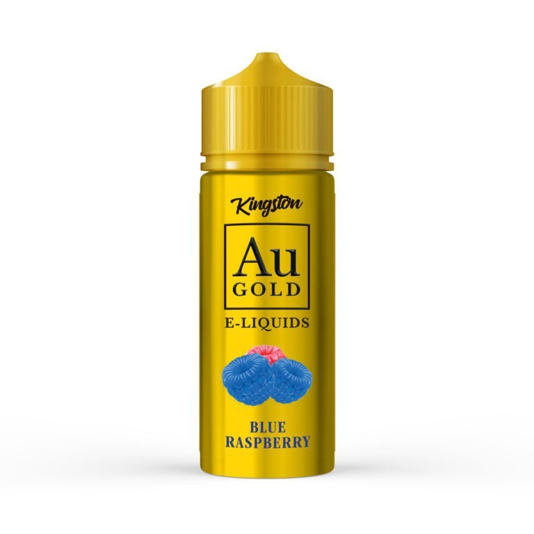Kingston AU Gold 100ml E-liquid Shortfill-Blue Raspberry-vapeukwholesale