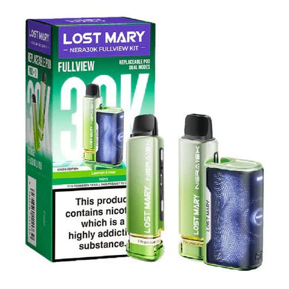 Lost Mary Nera 30K Disposable Vape Device Box Of 5, Green Edition