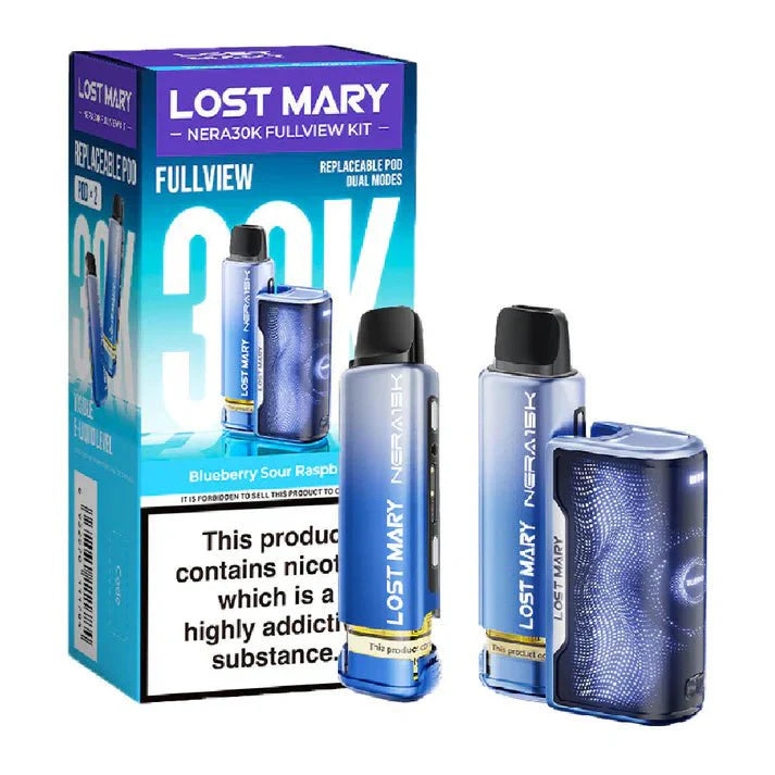 Lost Mary Nera 30K Disposable Vape Device Box Of 5, Blueberry Sour Raspberry