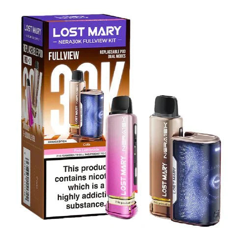 Lost Mary Nera 30K Disposable Vape Device Box Of 5, Drinks Edition
